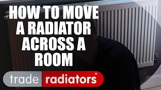 Moving A Radiator Across A Room [upl. by Yecart]