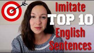 How to Pronounce TOP 10 English Sentences [upl. by Aicitan]