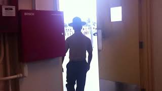 USMC Chief Drill Instructor Marching Recruits [upl. by Saddler857]