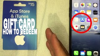 ✅ How To Redeem iTunes App Store Gift Card 🔴 [upl. by Bissell]