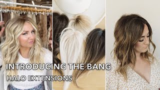 HaloCouture Extensions  Introducing the Halo Bang  Jess Hallock [upl. by Zuzana]