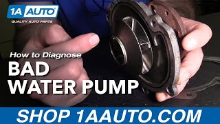 How to Diagnose a Bad Water Pump [upl. by Jeddy245]