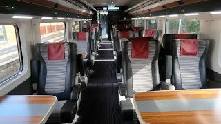 First Class Train Review  Dublin To Belfast Enterprise Plus [upl. by Anerol474]