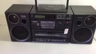 PANASONIC RXDT680 CD Radio Double Cassette Boombox [upl. by Noby]