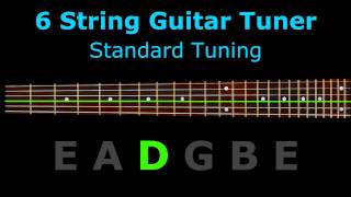 6 String Guitar Tuner  Standard Tuning [upl. by Anuaik347]