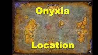 Onyxias Lair Location amp Entrance  World of Warcraft Legion [upl. by Anitsirc]