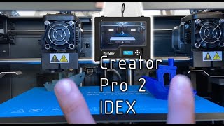 Flashforge Creator Pro2 Setup amp First Print in 4K resolution [upl. by Ultima]