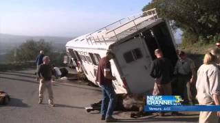 Trailer Crash Leaves Two Horses Dead [upl. by Iba62]