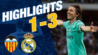 GOALS AND HIGHLIGHTS  Valencia 13 Real Madrid  Spanish Super Cup [upl. by Mochun]