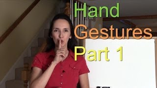 Hand Gestures 12  American Culture amp English Vocabulary [upl. by Abdel]