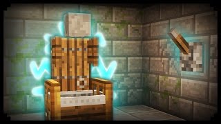 ✔ Minecraft How to make a Working Electric Chair [upl. by Ahterahs]