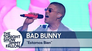 Bad Bunny Estamos Bien TV Debut [upl. by Onairpic]