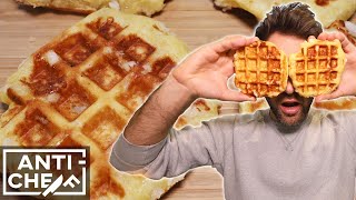 how to make PERFECT BELGIAN WAFFLES [upl. by Sigismund]