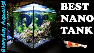 This Is My Favorite Cheap Nano Shrimp Aquascape Tank  Superfish QubiQ 30 Nano Aquarium LED Review [upl. by Dun530]