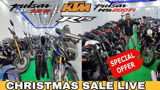 এইবাৰ Christmas Day offer upto 50 at AH MOTORS   Second hand bike Guwahati  KTM DUKE 390 ❤️‍🔥 [upl. by Sinnel]