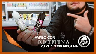 VAPEO CON nicotina vs SIN nicotina ► ► Comparando con CapVapers [upl. by Gillead]