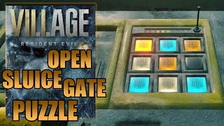 Resident Evil Village  Open The Sluice Gate Puzzle Reservoir [upl. by Enomad738]