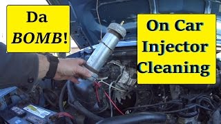 DIY F250 Fuel injector cleaning [upl. by Ahsatsan]