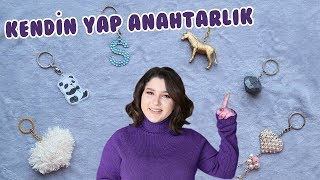 ANAHTARLIK YAPIMI  KENDİN YAP  DIY KEYCHAIN [upl. by Cheke223]