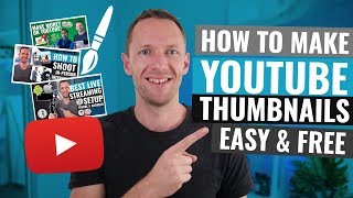 How to Make a Thumbnail for YouTube Videos  Easy amp Free [upl. by Ailecec144]