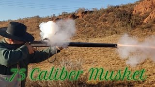 75 caliber Matchlock Musket The Original Turkey Gun [upl. by Rudin]