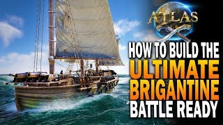 How To Build The Ultimate Brigantine Atlas Pirate Survival MMO Gameplay E4 [upl. by Ajnin]