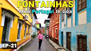 Fontainhas Latin Quarter In Panjim  Goas Famous Panjim Church  Panjim City Tour  Vikram Xplorer [upl. by Rutra338]