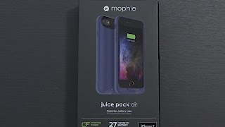 Mophie Juice Pack Air for iPhone 7 Wireless Charging Battery Case [upl. by Belvia]