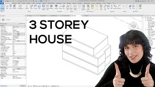 Revit  Modeling a multi story residential building [upl. by Bagley]