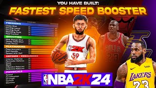 NBA 2K24 BEST DRIBBLE GOD BUILD • INSANE DRIBBLE COMBOS [upl. by Wanda455]