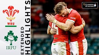 Wales v Ireland  EXTENDED Highlights  Wales Hit Back in Second Half  2021 Guinness Six Nations [upl. by Herates]