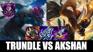 Trundle Top vs Akshan Season 14 [upl. by Petrine]