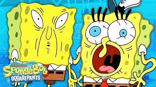 SpongeBobs Weirdest Faces 🥴  SpongeBob [upl. by Holder]