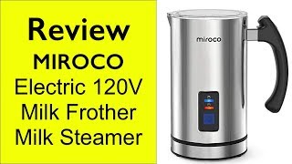 Review Miroco Milk Frother  How to make froth milk at home [upl. by Nita]