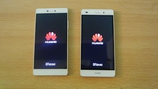 Huawei P8 vs Huawei P8 Lite  Which Is Faster [upl. by Enelaehs]