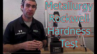 Rockwell Hardness Test Demonstration [upl. by Fabozzi]