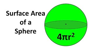 Surface Area Of A Sphere  Geometry  Math  Letstute [upl. by Leahcym]