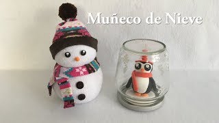 Como hacer un Muñeco de Nieve [upl. by Kram]