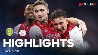 RKC Waalwijk vs Ajax 02 HIGHLIGHTS  Eredivisie 2425 [upl. by Annaitsirhc]