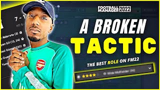 A BROKEN 442 FM22 TACTIC BEST FM22 ROLE  FM22 TACTICS  FOOTBALL MANAGER 2022 [upl. by Pardoes]