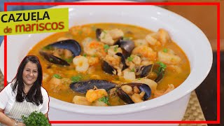 Cazuela de Mariscos colombiana 🍤 zarzuela de mariscos receta facil [upl. by Meyers67]