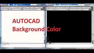 How to Change Background Color in Autocad [upl. by Aileduab]