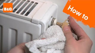 How to bleed a radiator [upl. by Romelle340]