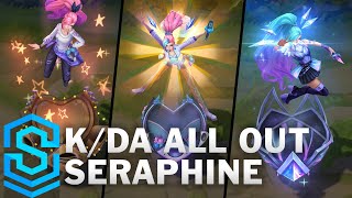 KDA ALL OUT Seraphine Skin Spotlight  League of Legends [upl. by Llibyc]