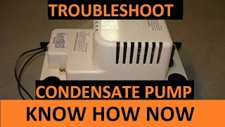 How to Troubleshoot a Condensate Pump [upl. by Ogir]