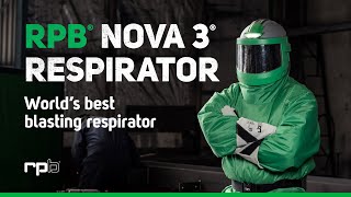 Nova 3  Worlds Most Comfortable Blasting Respirator  RPB Safety [upl. by Enitsuj]