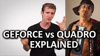 GeForce vs Quadro as Fast As Possible [upl. by Yrbua]