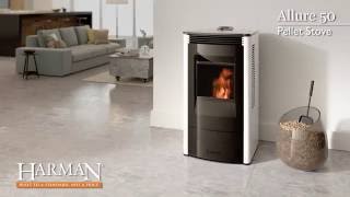 Harman® Allure50 Pellet Stove Video [upl. by Yam]