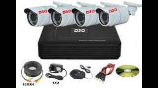 How to install AHD CCTV kit [upl. by Opportina]