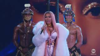 Nicki Minaj Realize No Frauds Swish Swish live at NBA Awards [upl. by Brozak]